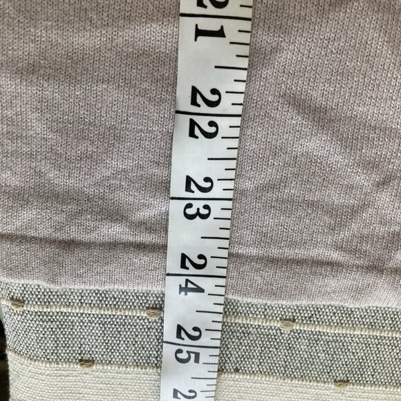 VTG 90s Y2k Silk Angora Pullover Sweater Anna Gray Short Sleeve Old Money Sz L - Picture 6 of 6